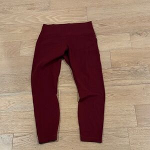 Maroon Leggings women’s by lululemon